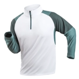 Мужской шелковый быстросохнущий летний лонгслив, эластичная спортивная дышащая дорожная одежда для защиты от солнца