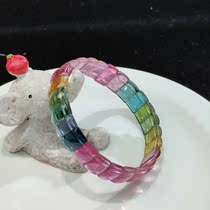 Fancy hand card about 11mm barcode 20161 live broadcast room quotation quasi-high-end Tourmaline gemstone hand string female