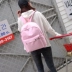 Ulzzang Harajuku Zipper Street đánh bại em gái mềm mại hoang dã nhẫn đẹp trai đeo vai balo praza Ba lô