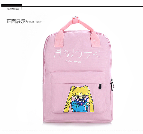 Nhật Bản Harajuku ulzzang phim hoạt hình retro trẻ em mềm mại Ba lô thủy thủ mặt trăng balo đẹp nam