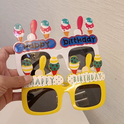 Очки на день рождения для девочек Bestie, милые забавные фото, реквизит для селфи, украшение для торта, солнцезащитные очки с днем ​​рождения, модные