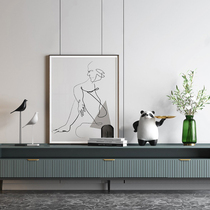 Creative Upscale Light Extravagant TV Cabinet Swing Parlor Wine Cabinet Bookcase Home Soft Decoration Desktop Dining Side Cabinet Combination