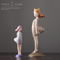 Designer ornaments Nordic Model Room shop window bedroom living room decoration decoration