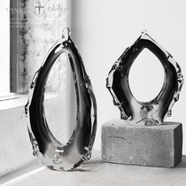 Creative light luxury high-grade geometric crystal ornaments living room porch dining table TV cabinet room home decoration