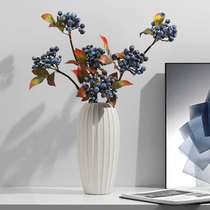 Home Residence Ornament High Emulation Flower Decoration 2 Heads Cluster Fruit Living-room Table Tea Table Tea Table Tea Vase Overall Floral Furnishing