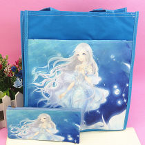 Girl (Miracle Warm) Waterproof Canvas Tote Bag for Men and Women Supplementing Lesson Bag Gift Gift