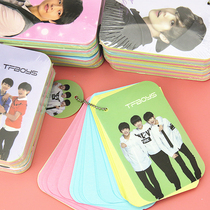 tfboys song Zhongji Luhan Starry Sky Korean creative student notepad portable cartoon rubber set mini notebook