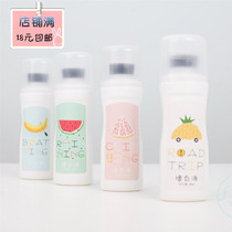 Fruit pattern cute simple small white shoes artifact yellow whitening liquid wipe white decontamination sports shoes brush