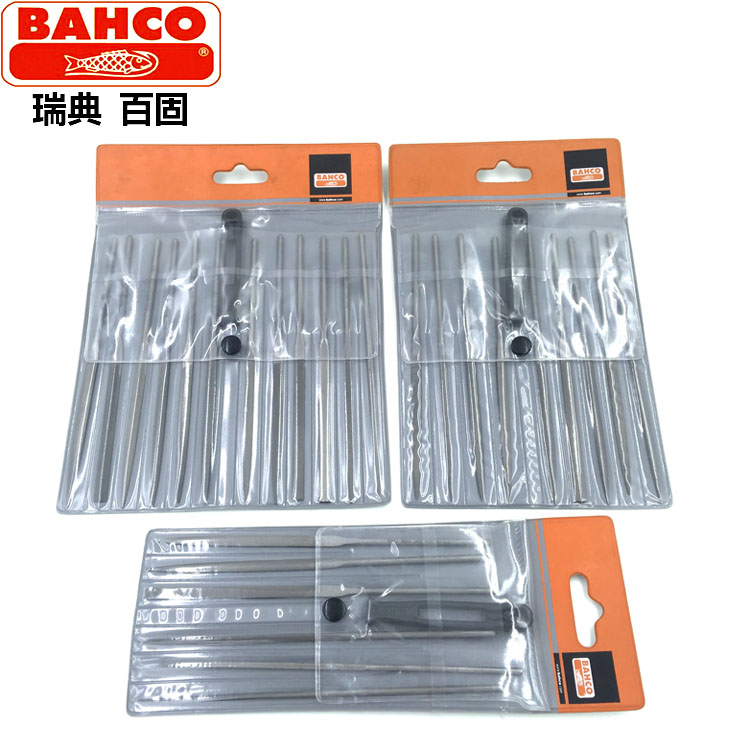 Sweden imports BAIHCO 100 solid 6 9 12 Fitted Precision Watch filing Gold Jewelry Filing Shaping Filing Knife