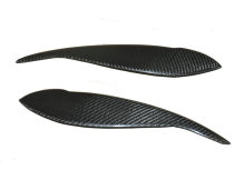 Suitable for Toyota Venza modified carbon fiber eyebrows decorative eyebrows headlight decorative strips modified parts stickers