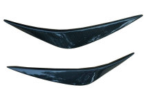 Suitable for Subaru New Legacy carbon fiber modified eyebrows carbon fiber eyebrows eyebrow stickers headlight eyebrow stickers