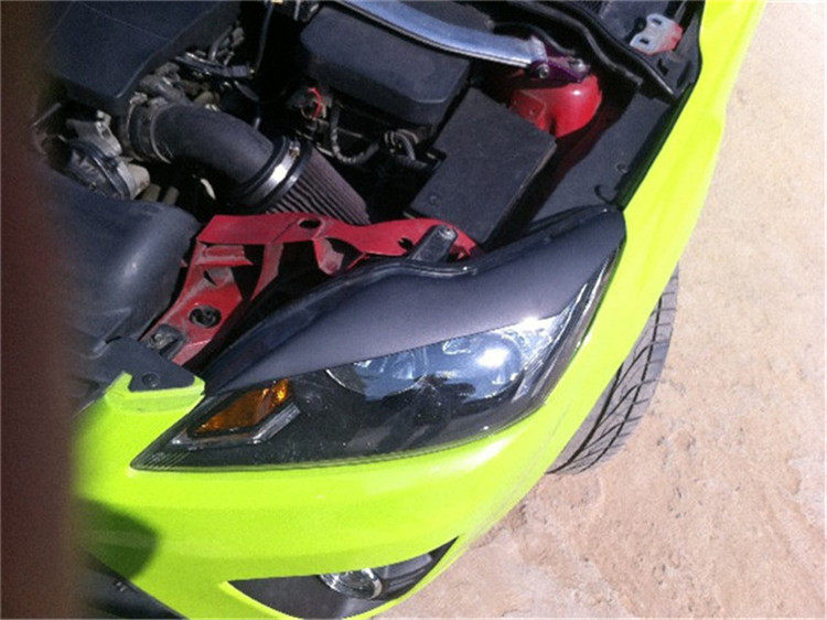 Suitable for Ford Fox retrofit carbon fiber light brow eyebrow carbon fiber light brow living-room lamp decoration strip stickup