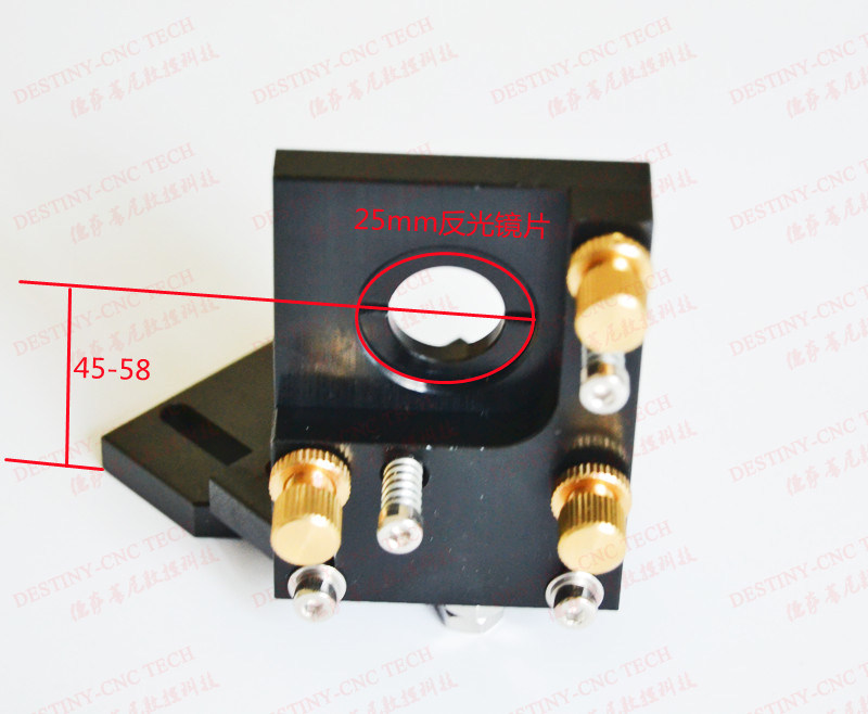 CO2 Laser Engraving Machine Mirror Frame Laser Head Focusing Mirror Lens Tube Laser Nozzle Gas Valve Trachea Belt Buckle