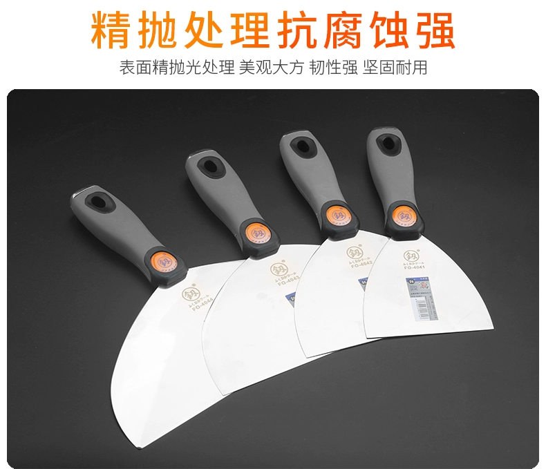 Nhật Bản Fukuoka Dụng cụ Dao Putty Thìa Dày Dày Putty Dao Spatula Scraper Họa sĩ xử lý bằng gỗ - Dụng cụ cầm tay