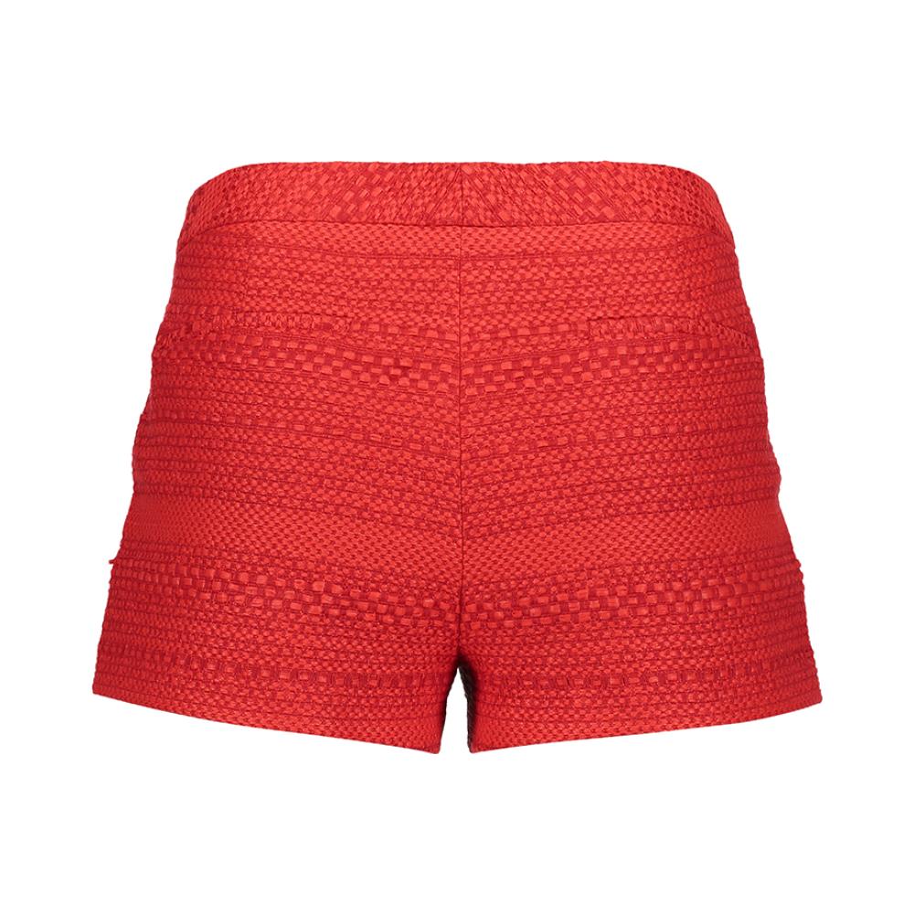 CẢNG 1961 Red dệt Textured Shorts