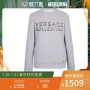 Versace THU Multi-màu bông LOGO thư in phù hợp với dài tay nam thời trang.