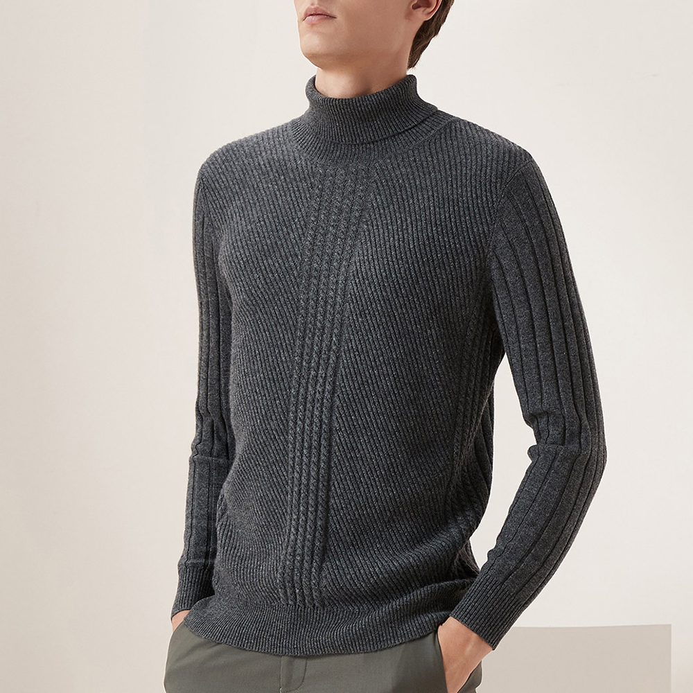 WDLS nhiều màu rand cashmere với áo len áo len cao cổ tăng mùi thơm của nam giới.