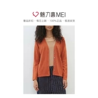 WDLS / Vidoras Nhiều màu Xu hướng cổ chữ V đơn giản OL Mùa thu và mùa đông dài tay áo len cashmere của phụ nữ áo len nữ hàng hiệu