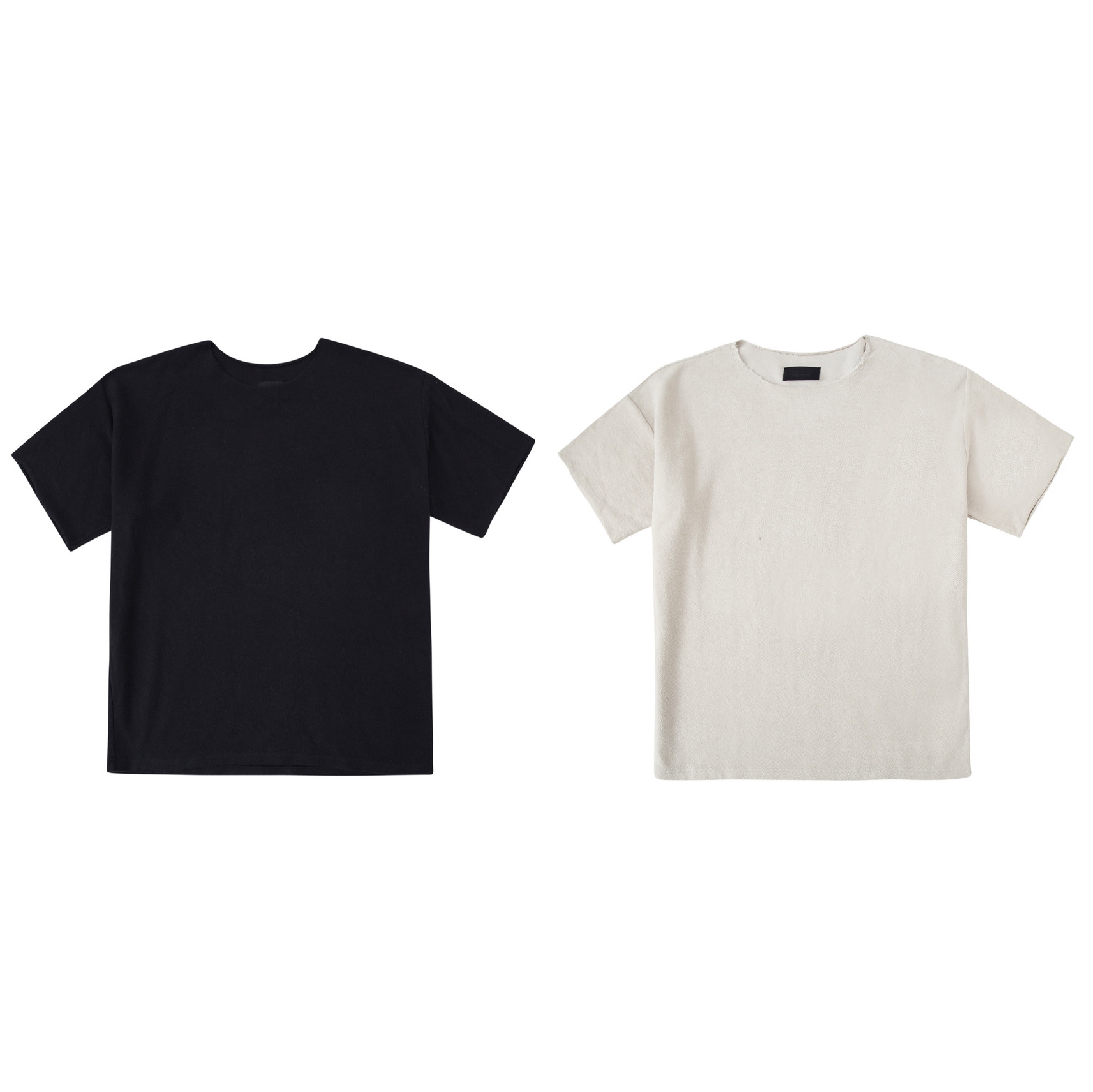 Roaring little eyes Fear of the god 7th FOG Mainline inside out woolen washed short sleeve T-shirt