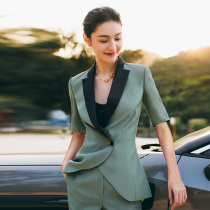 Spring and summer high-end business suits temperament suits trousers fashionable casual small suits manager formal work clothes for women