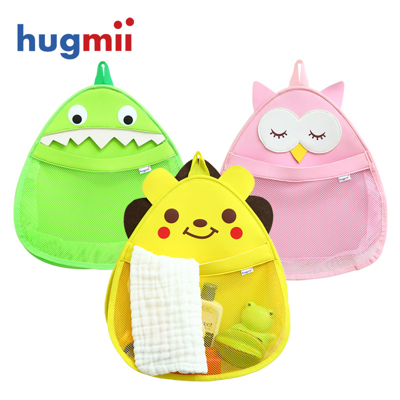 hugmii three-dimensional cartoon children's cute storage hanging bag bathroom storage bag wall door hanging wall storage bag