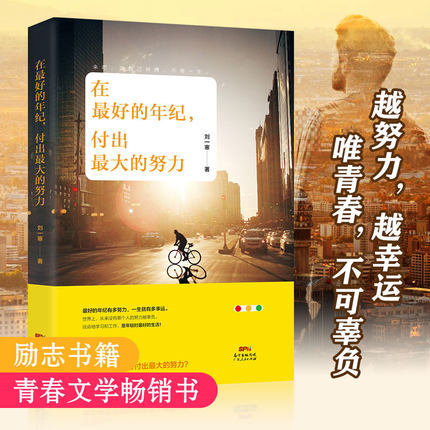 好的年纪付出最大的努力 青春励志文学书籍 自