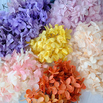 (2G eternal hydrangea leaf) glass cover eternal flower gift box diy handmade material wax piece fan headdress material