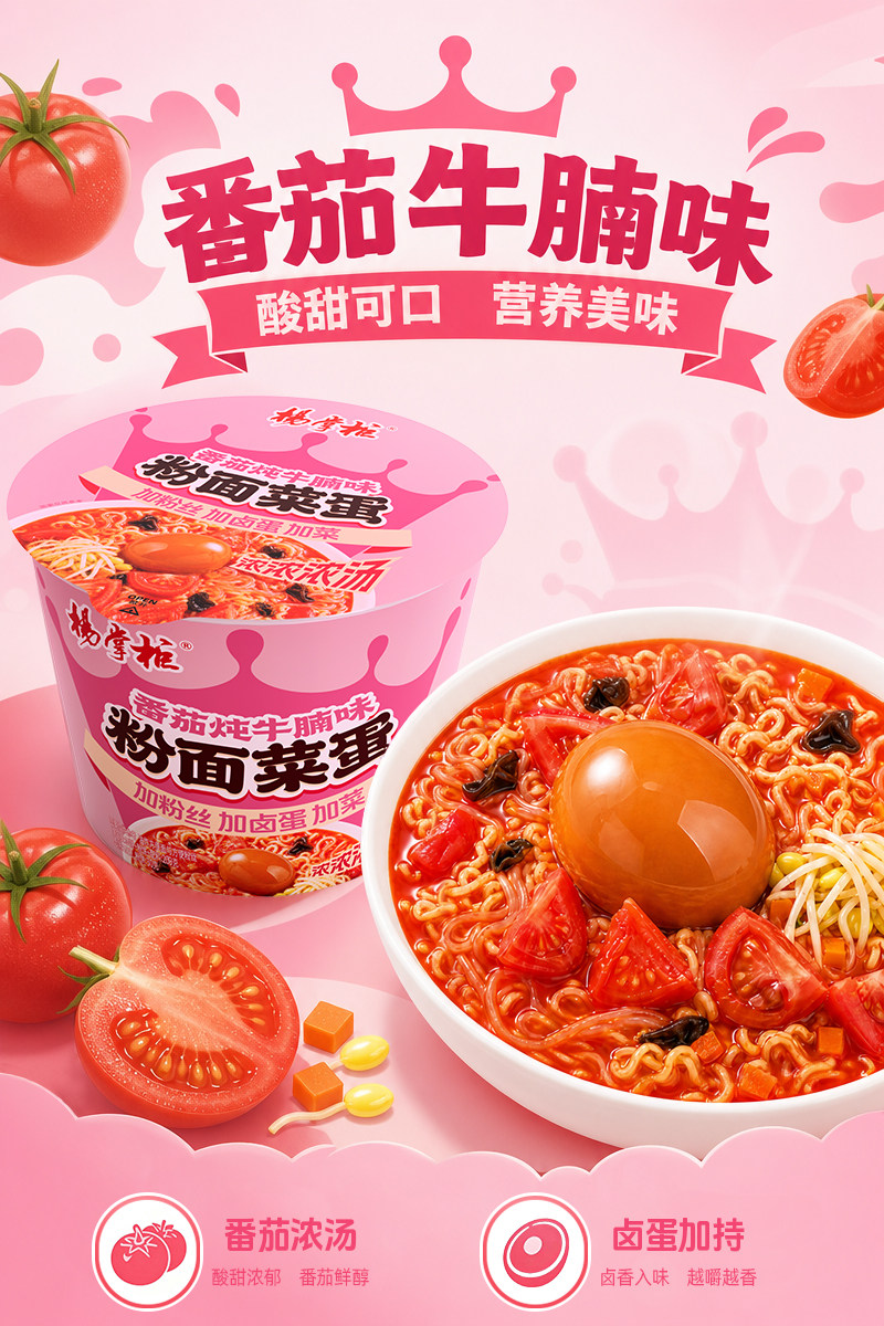 安享好物 安享E级泡面-杨掌柜金汤肥牛粉面菜蛋 国标 