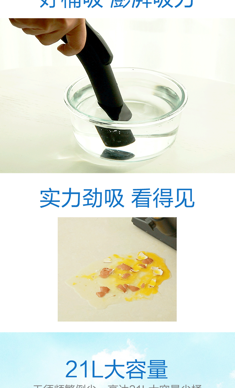 xiaomi mijia gen 2 quốc tế Máy hút bụi haier hộ gia đình nhỏ cầm tay lớn sức hút lớn đa chức năng Máy hút bụi khô và ướt - Máy hút bụi