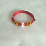 Детский браслет из красной нити, оберег на день рождения подходит для мужчин и женщин, браслет с одной бусиной