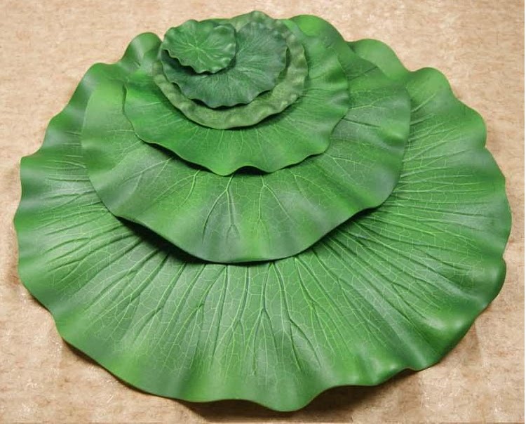 Simulation lotus leaf Lotus model Simulation lotus leaf photography props Pond fish tank decoration Lotus leaf supplies monolithic lotus leaf