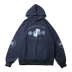 Phong cách Trung Quốc hoài cổ tinh thần thực phẩm hoodies gốc Hồng Kông nghệ thuật đường phố văn học nam nữ lỏng lẻo áo len mùa thu hoodie hồng nam Áo len