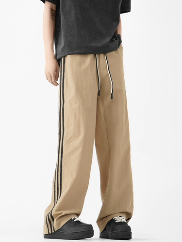 悟空有货 Быстросохнущие трендовые штаны, свободный прямой крой, оверсайз