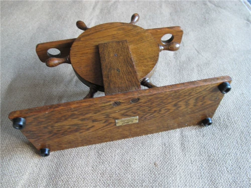 Британский импортный старый модный дубовый ведро классический дизайн руля лодки