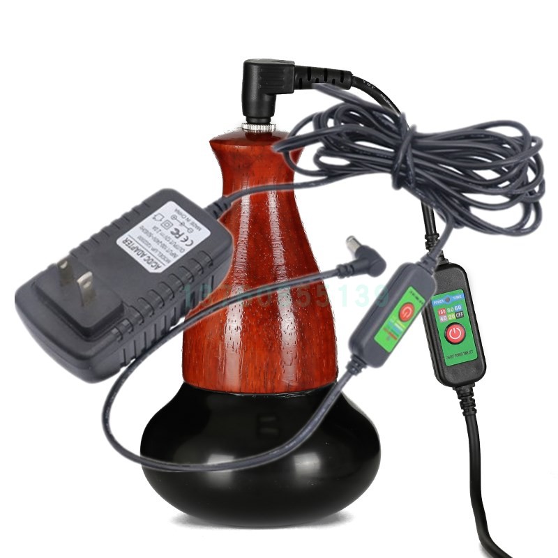 Power cord Bianstone moxibustion scraping massage instrument to help dredge the meridian Yang tank power switch Tai Chi ball electric