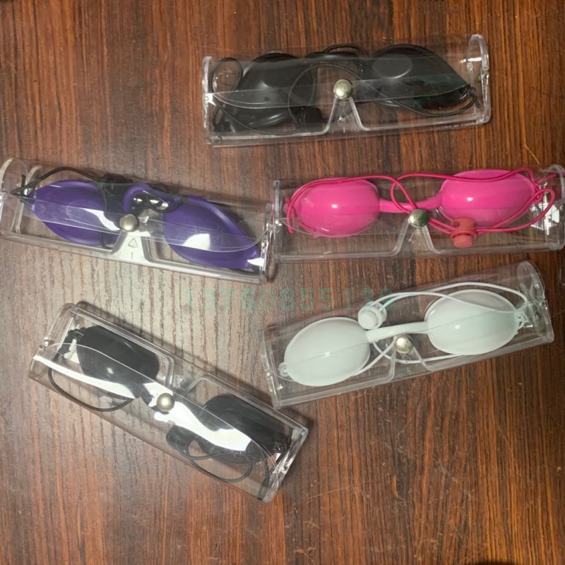 Beauty instrument laser e-light protection glasses black face doll opt wash eyebrow removal full black eye mask ipl