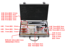 Dongzhe 4 5 5 5 6 35 Cleaning pipe brush tool Pipe decontamination rust aluminum box Copper rod cotton brush Copper wire brush