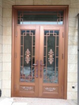 Zinc alloy gate imitation copper door zinc alloy door Class A security door stainless steel door rural Gate