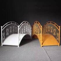 Wedding props New Wrought iron Magpie bridge wedding stage decoration arched stairs Studio shooting props ornaments