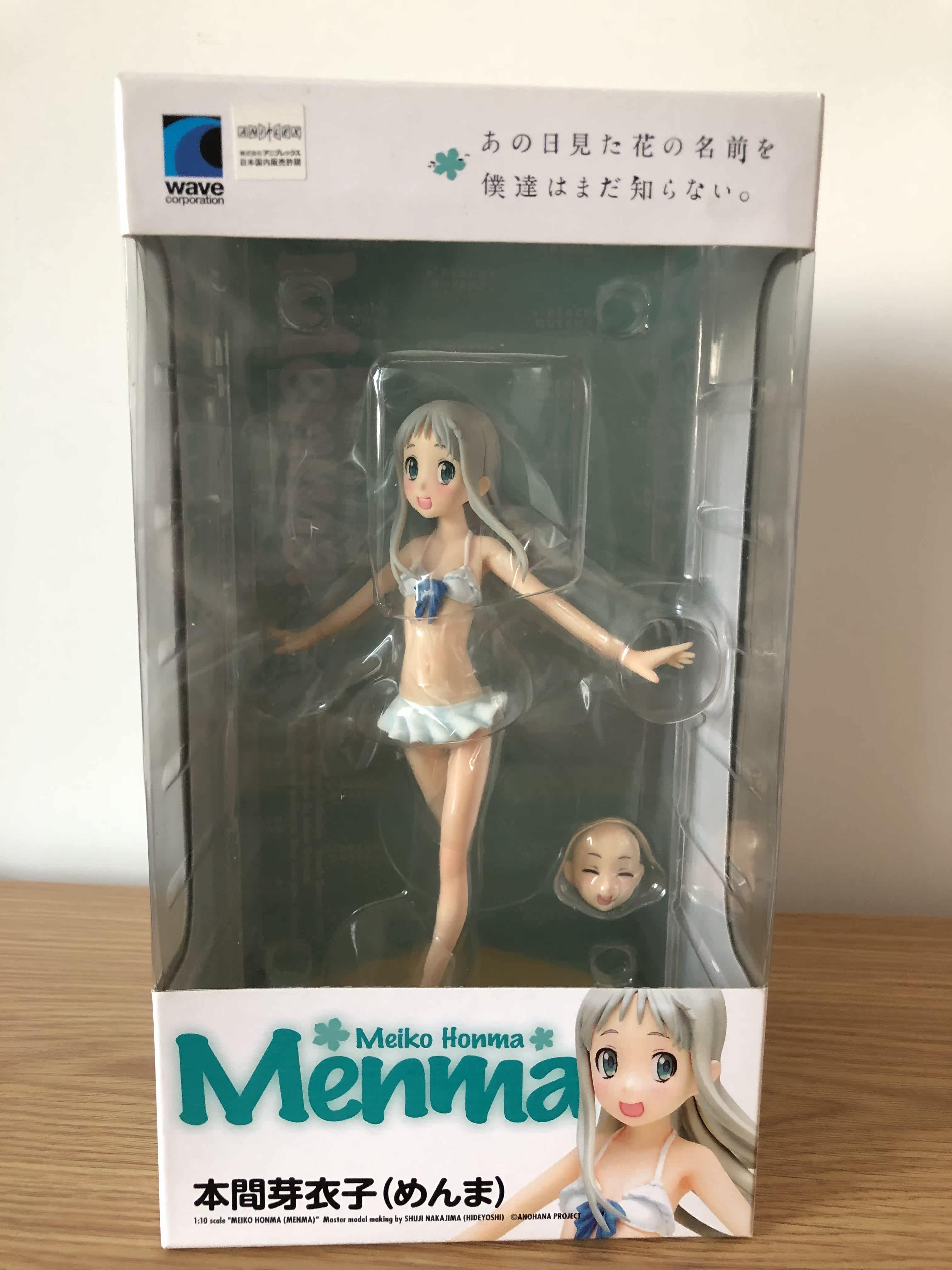 日版wave 未聞花名面碼本間芽衣子安城鳴子鶴見知利子模型
