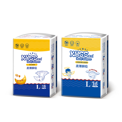 库氏超薄透气拉拉裤纸尿裤L16片