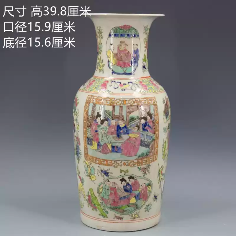 358元青花釉裡紅鬼谷子下山圖紋罐手繪仿古老貨瓷器家居擺飾古玩-淘寶