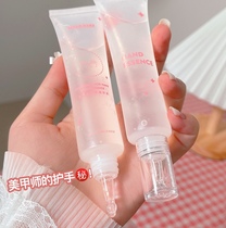 Floral Hyaluronic Acid Hand Serum Moisturizing Hydrating Hand Cream Anti-Dry Crack Nail Repair Explosive