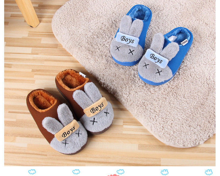 Chaussons enfants en autre pour hiver - semelle caoutchouc antidérapant - Ref 986778 Image 23