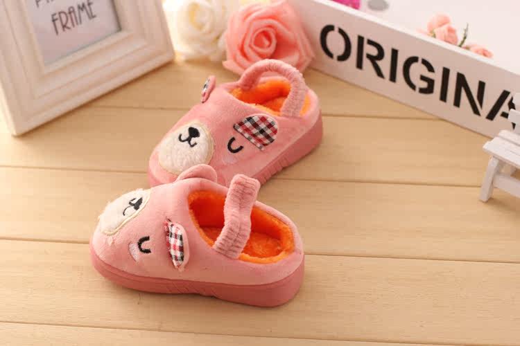 Pantoufles enfants en autre pour hiver - semelle caoutchouc antidérapant - Ref 1011034 Image 23