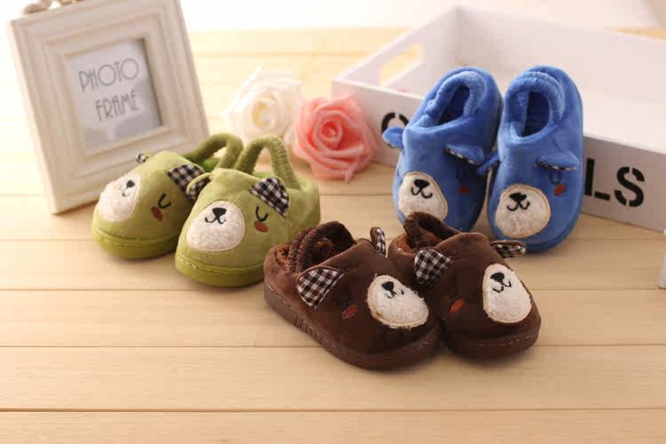 Pantoufles enfants en autre pour hiver - semelle caoutchouc antidérapant - Ref 1011034 Image 39