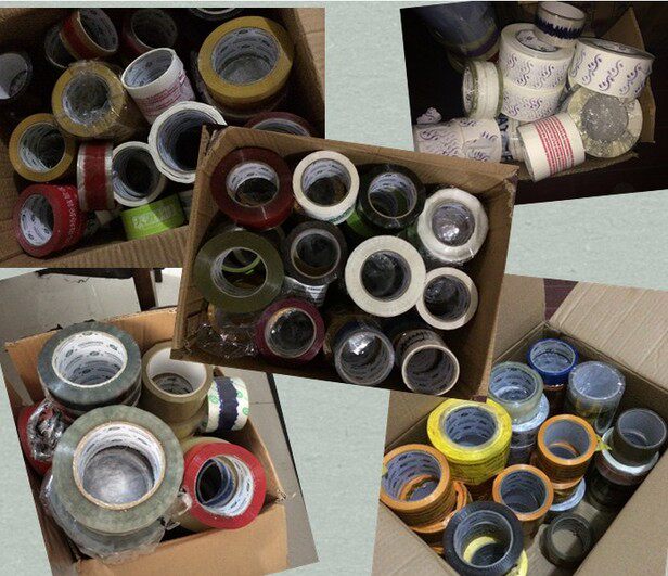 Special price adhesive tape handling transparent adhesive tape printed word packaging adhesive tape seal case adhesive tape with imperfections