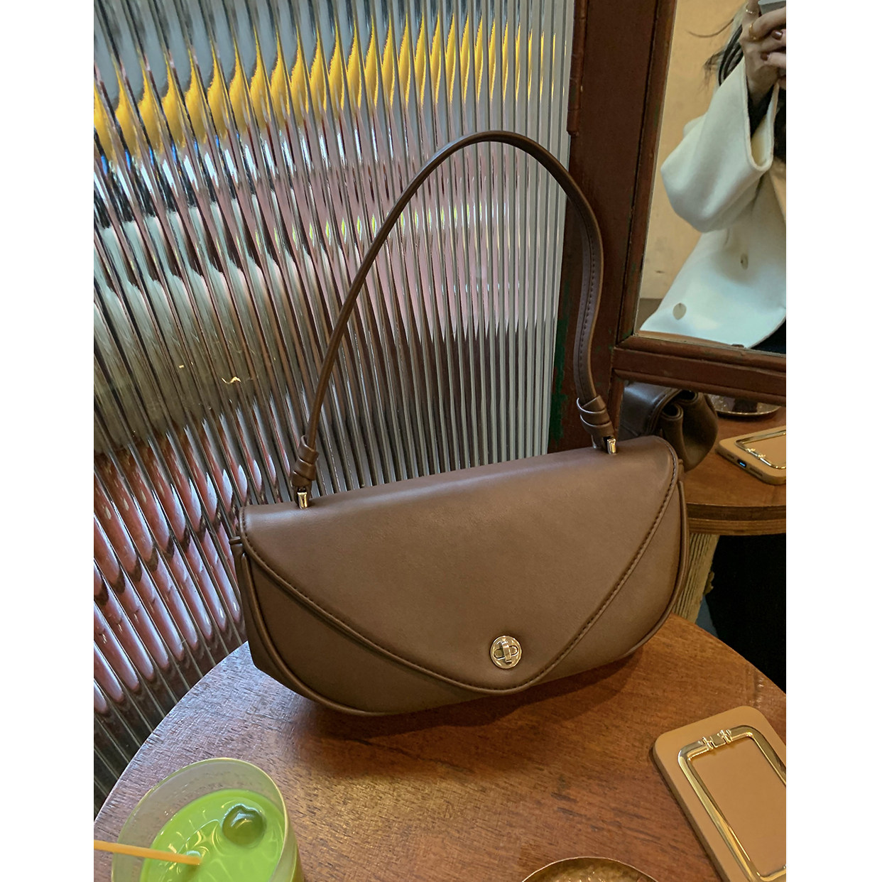 Autumn Lady Bag Bag Small Crowddesign Saddle Bag 2021 New Fashion 100 Lap Single Shoulder Sloped Satchel Women Korean Tie
