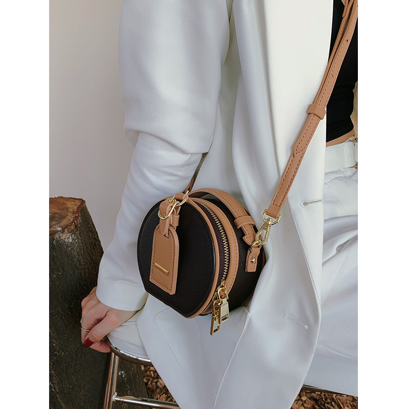 MAOMIBAG Retro Mini - Little Round Bag 2021 New Millennium Bird Round Cake Bag Slipper Bag