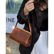 autumn ladies bag korean mini premium clip bag handbag 2021 new vintage shoulder underarm bag women